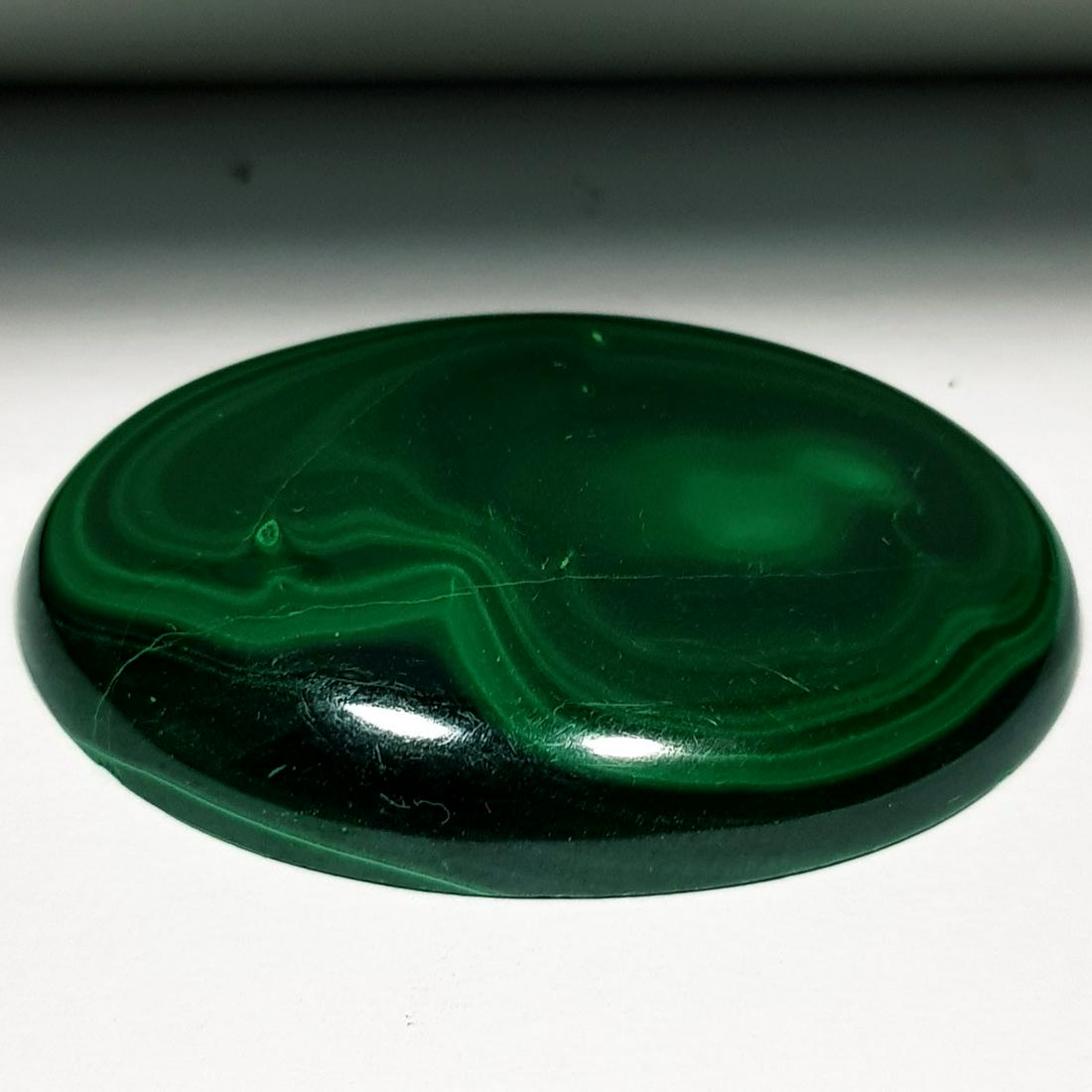 84.80 ct Natural Malachite: Oval-Africa