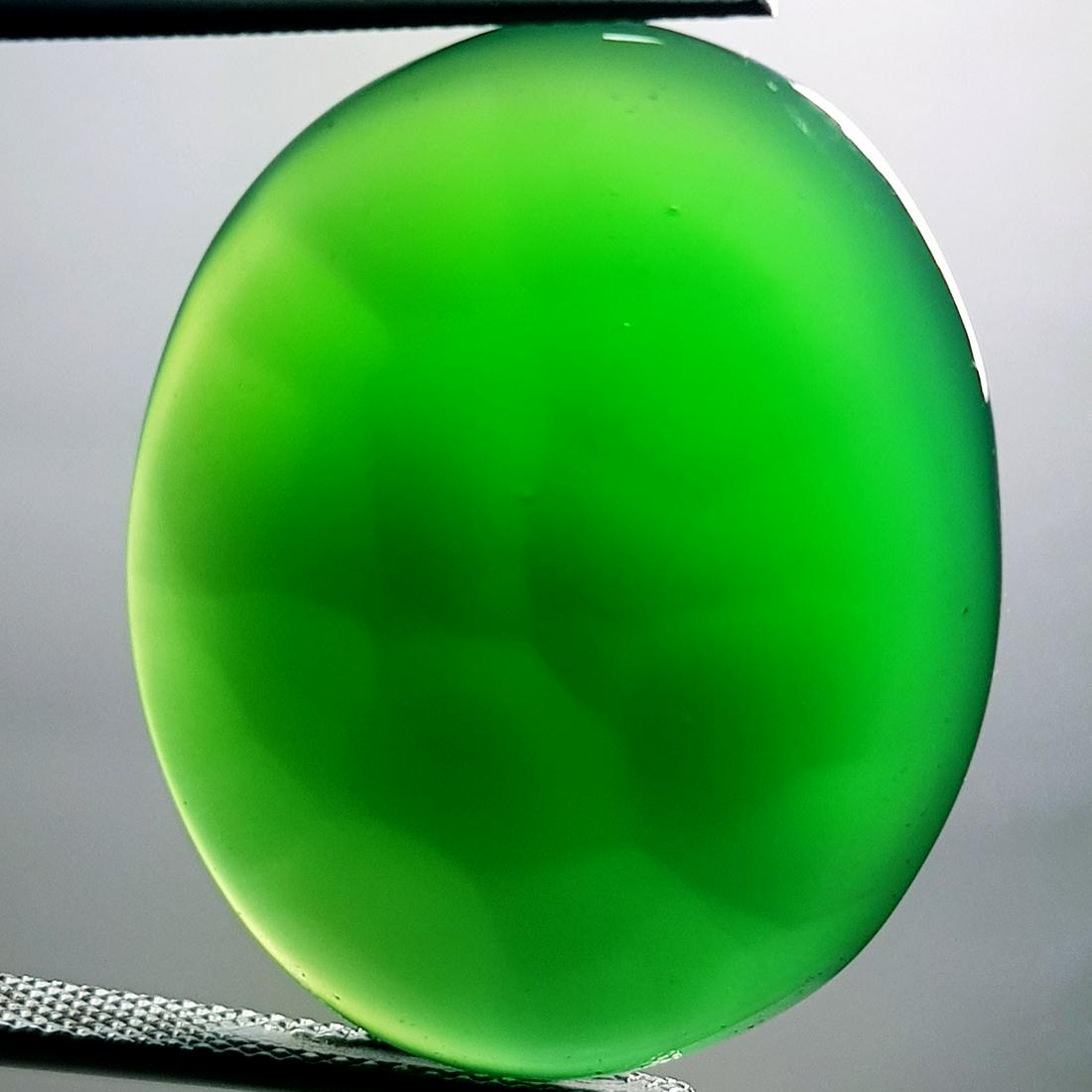 44.30 ct Natural Green Agate (1 of 5)