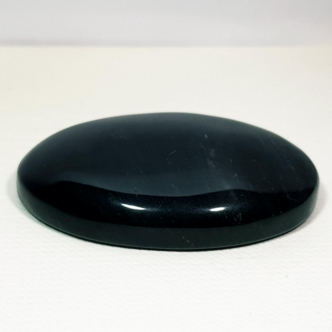 62.25 ct Natural Black Obsidian (1 of 7)