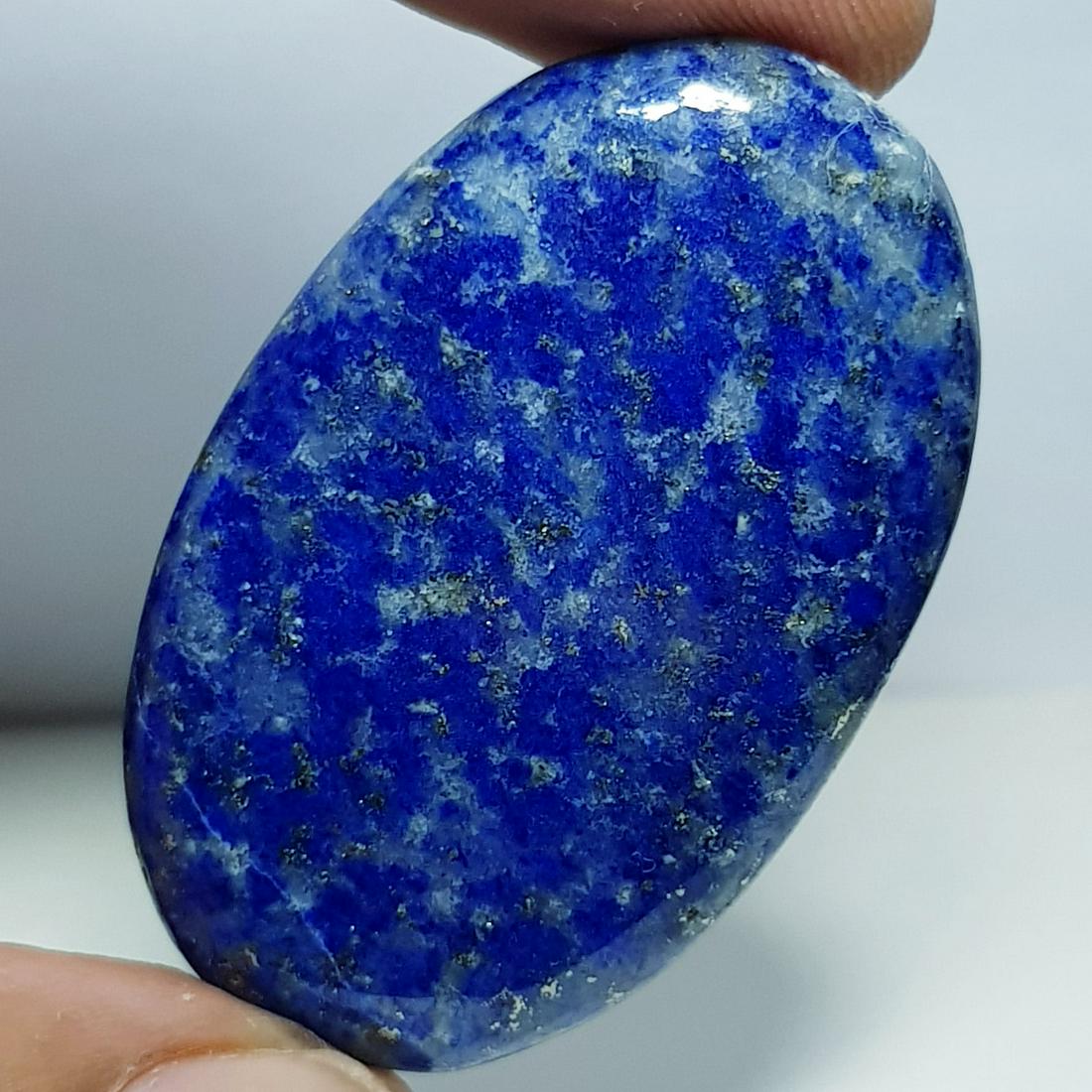 65.25 ct Natural Copper Lapiz Lazuil: Oval-Afganistan/Chile