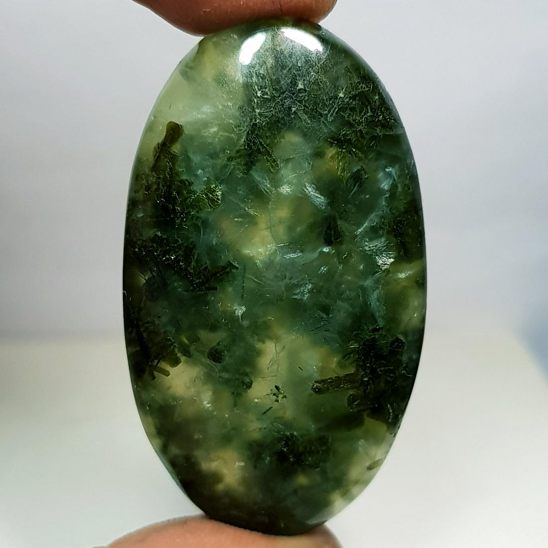 72.40 ct Natural Rutile Prehnite (1 of 7)