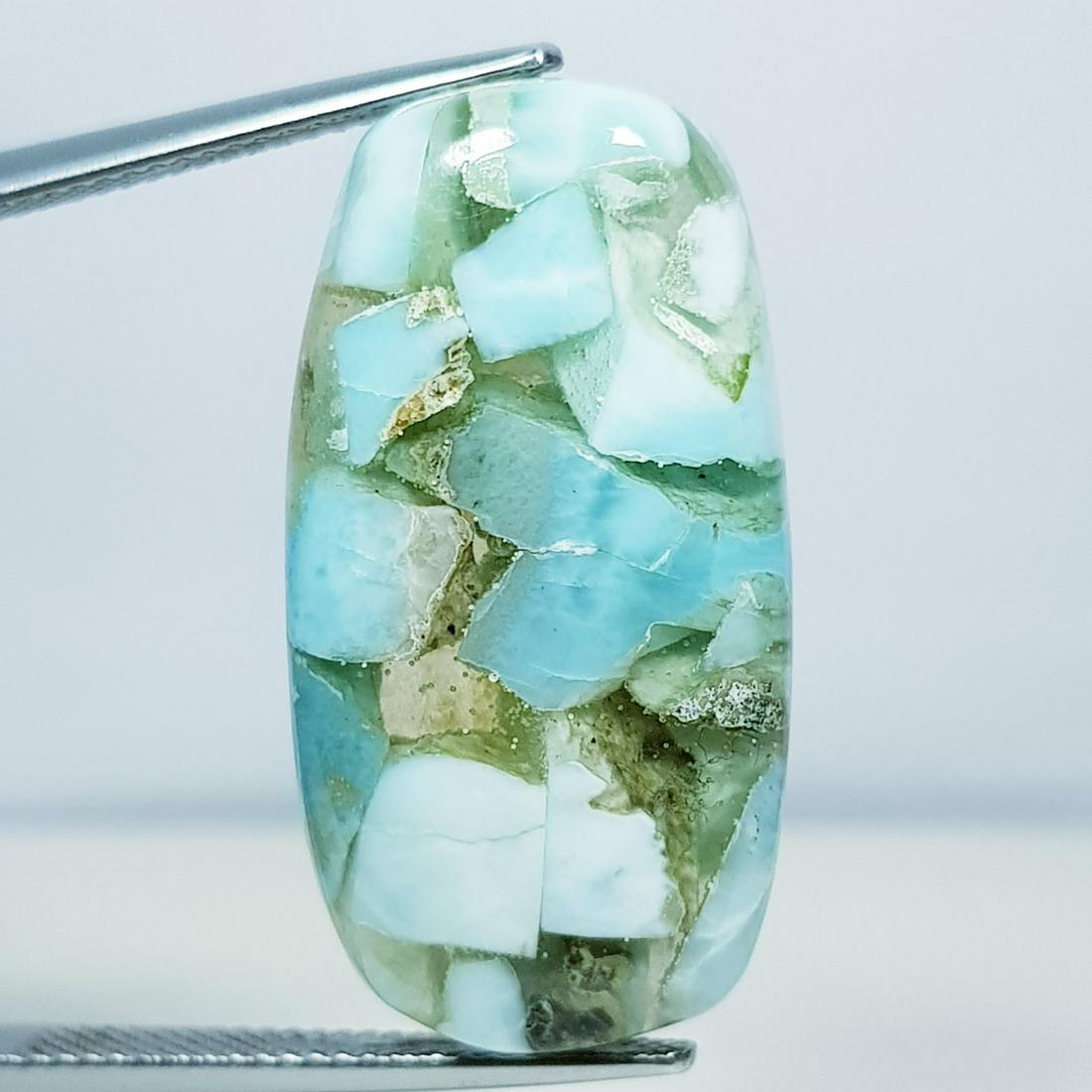 25.80 ct Natural Copper Larimar (1 of 6)