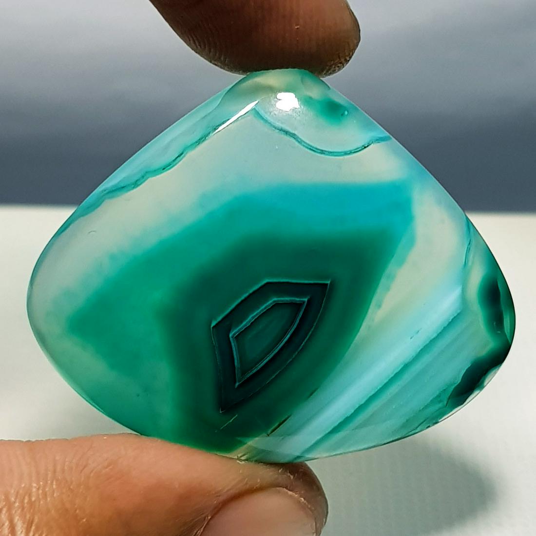 60.51 ct Natural  Green Lace Agate (1 of 5)