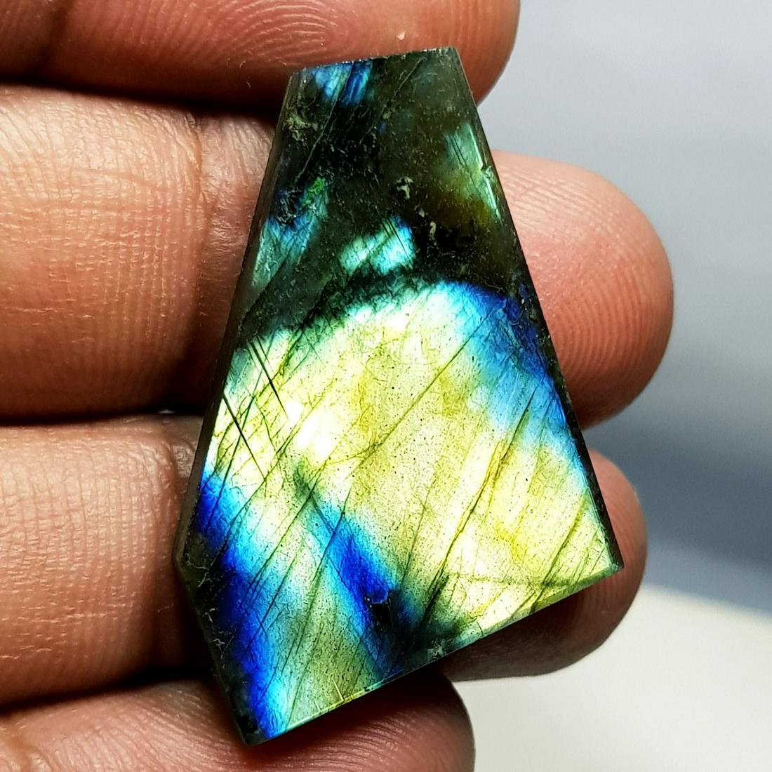 29.35 ct Natural Labradorite Slice (1 of 5)