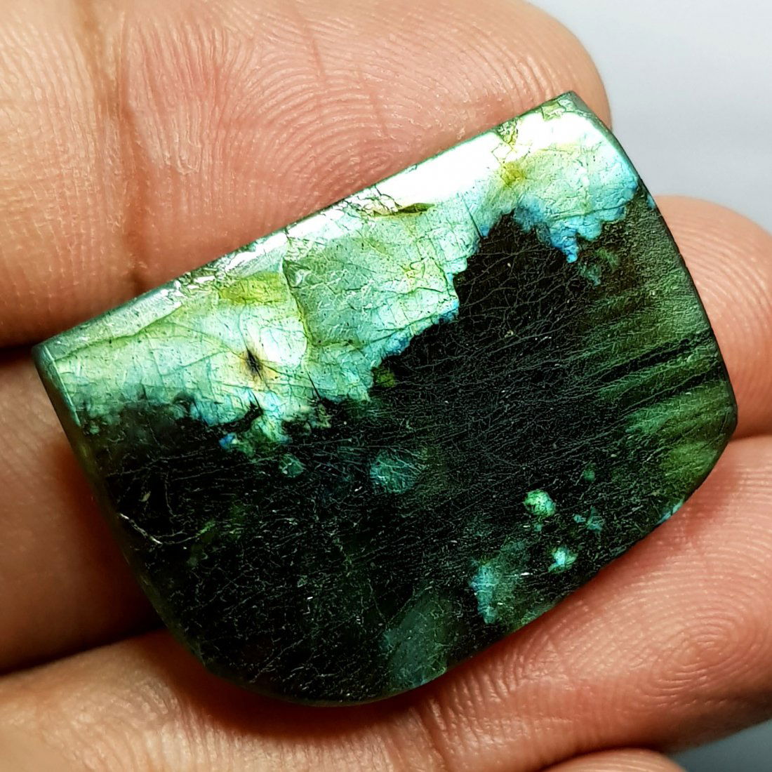 36.90 ct Natural Labradorite Slice (1 of 5)