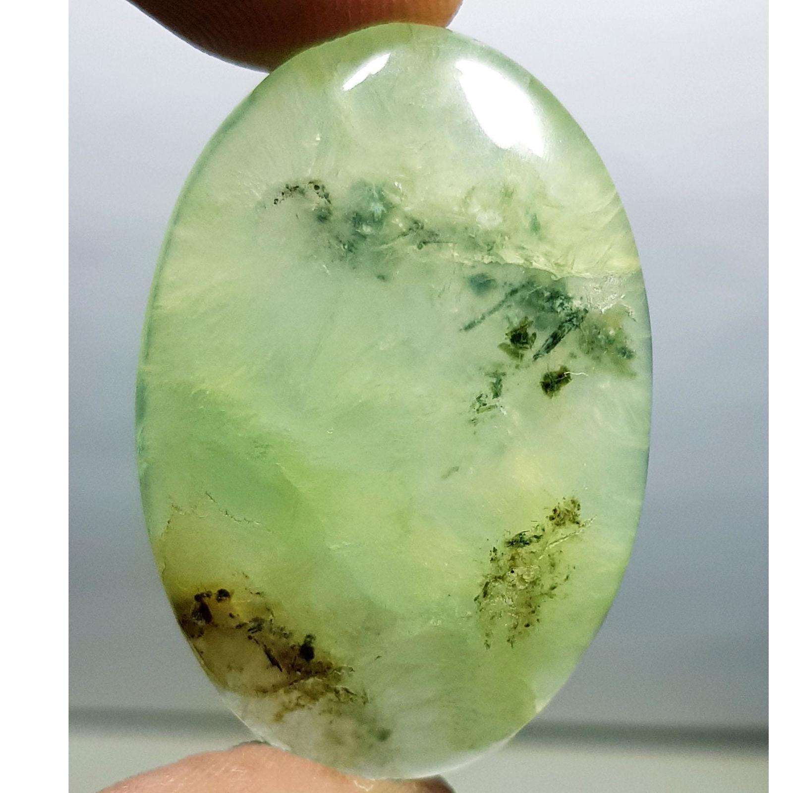 46.30 ct Natural Rutile Prehnite (1 of 5)