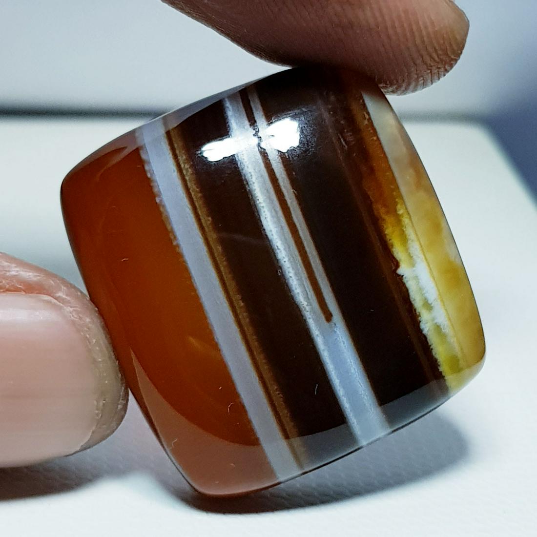 57.42 ct Natural Brown Lace Agate (1 of 5)