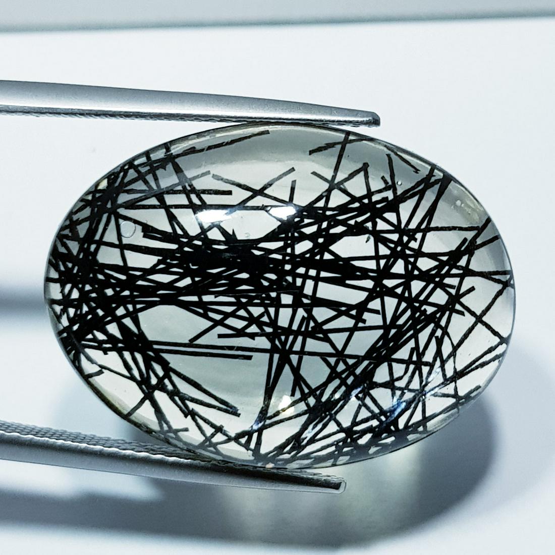 35.75 ct Doublet  Black Rutile (1 of 6)