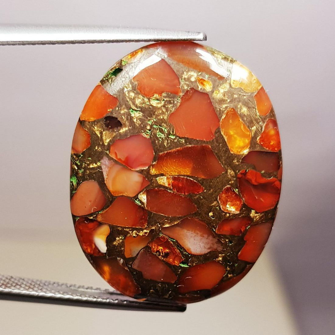 22.60 ct Natural Copper Calcy (1 of 5)