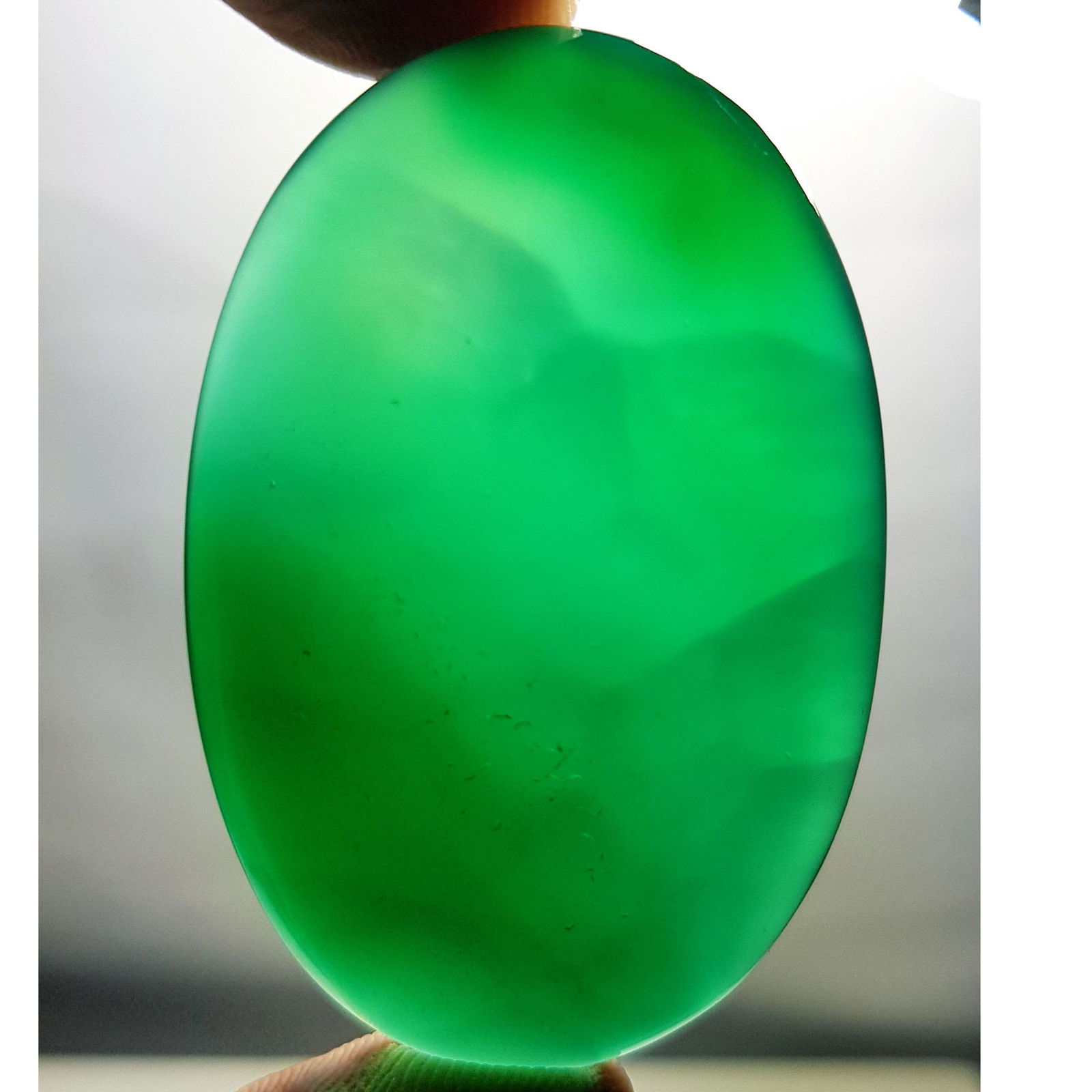 84.60 ct Natural Green Agate (1 of 5)