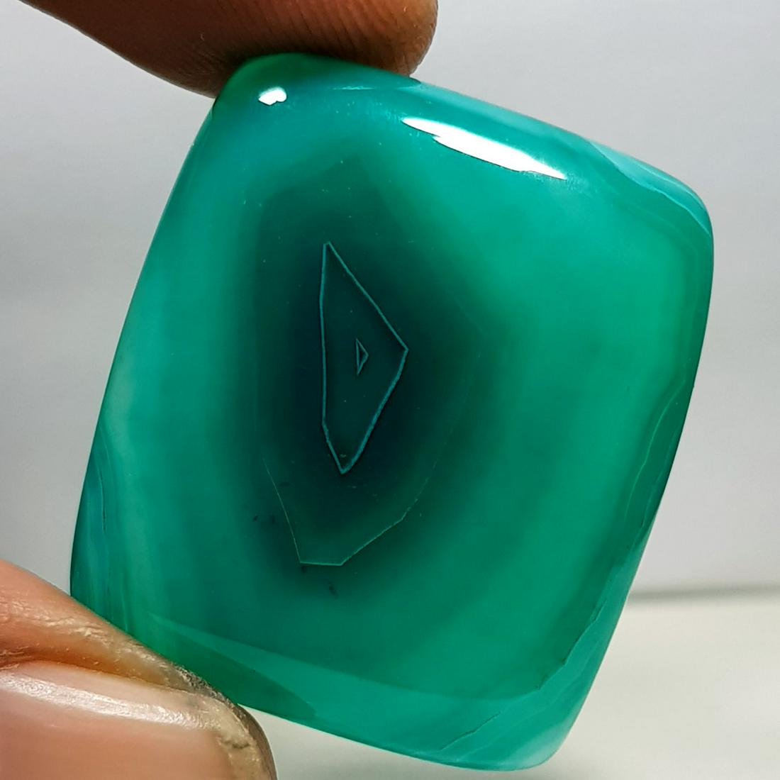 51.35 ct Natural  Green Lace Agate (1 of 5)