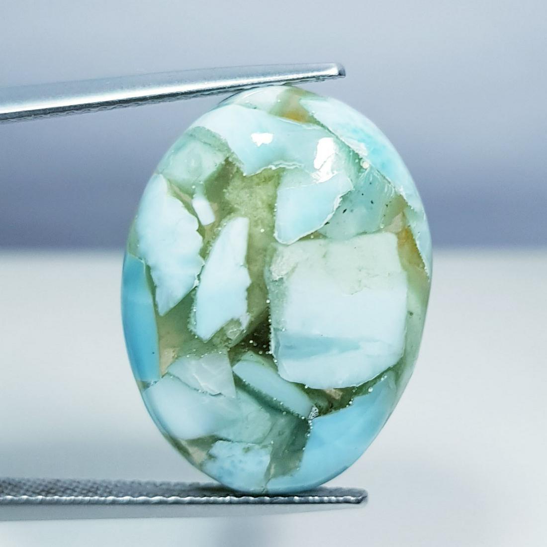 17.22 ct Natural Copper Larimar (1 of 5)