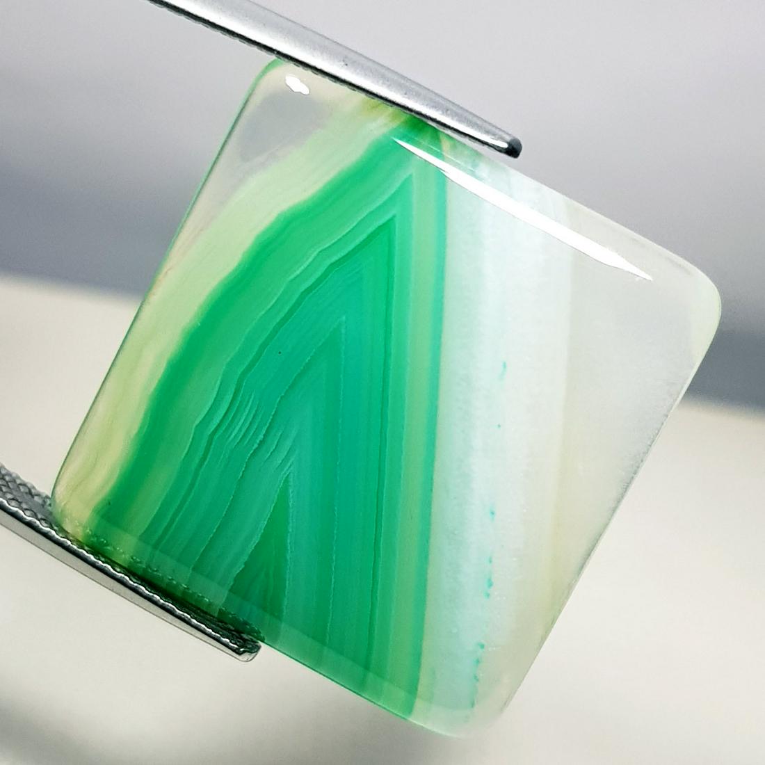 24.15 ct Natural  Green Lace Agate (1 of 5)