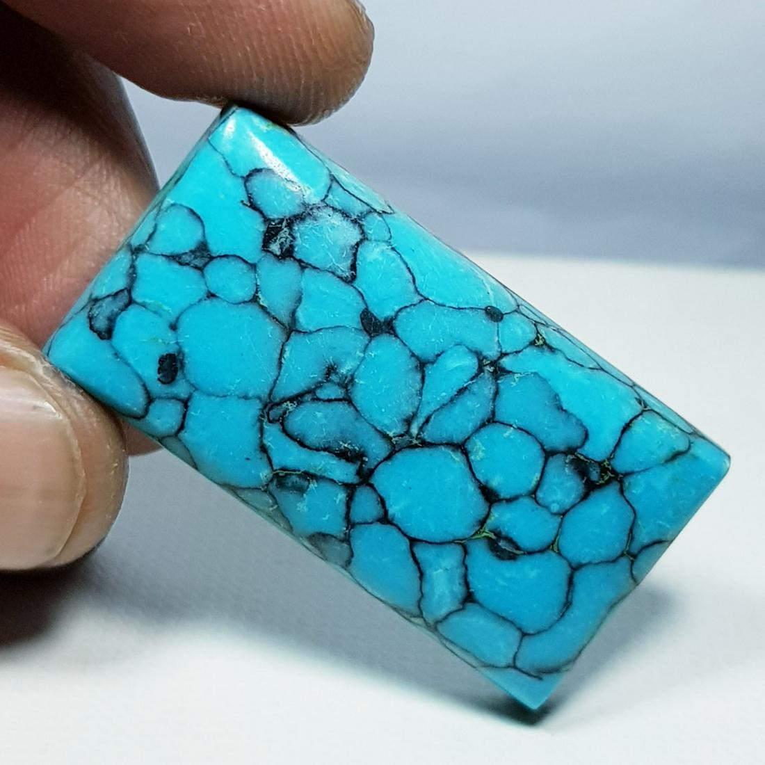 50.55 ct Natural Blue Mohave Turquoise (1 of 5)