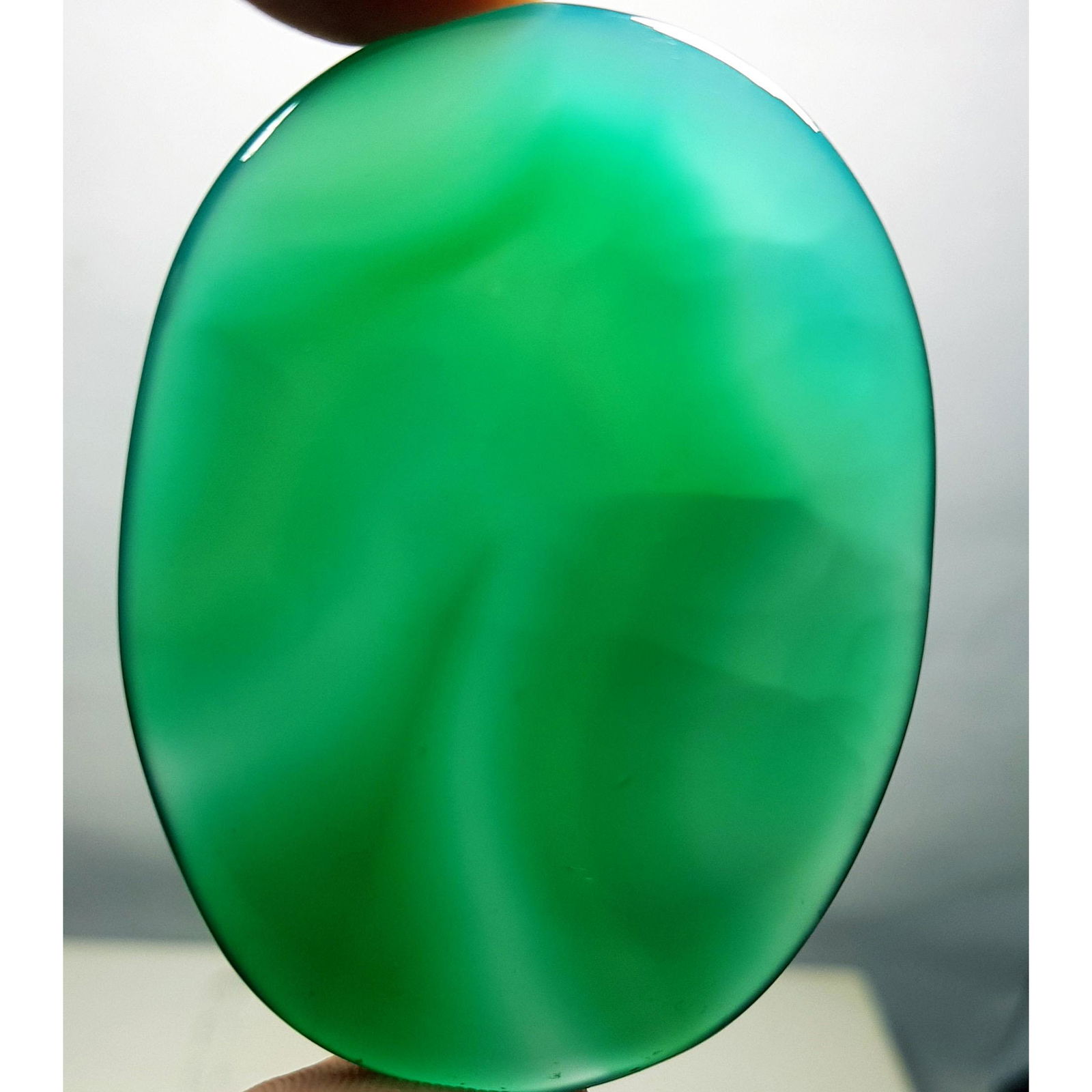 111.00 ct Natural Green Agate (1 of 5)