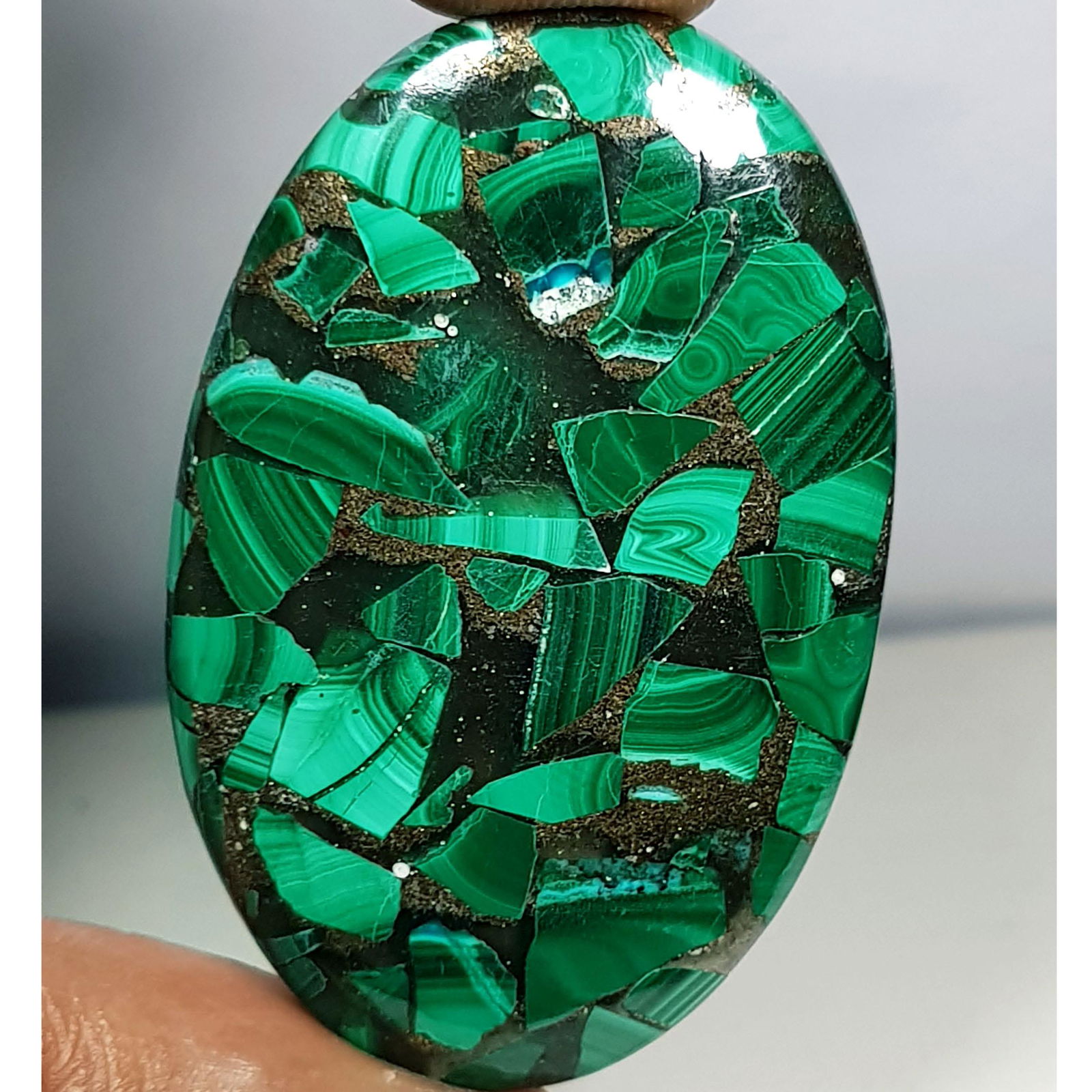 57.95 ct Natural Copper Malachite (1 of 5)