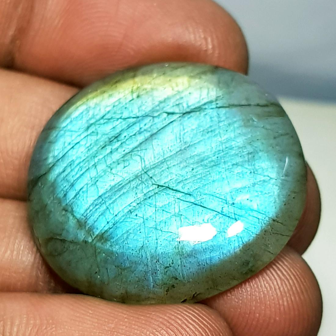 41.30 ct Natural Labradorite: Round-Usa