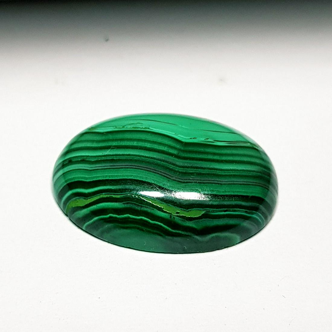 20.90 ct Natural Malachite: Oval-Africa