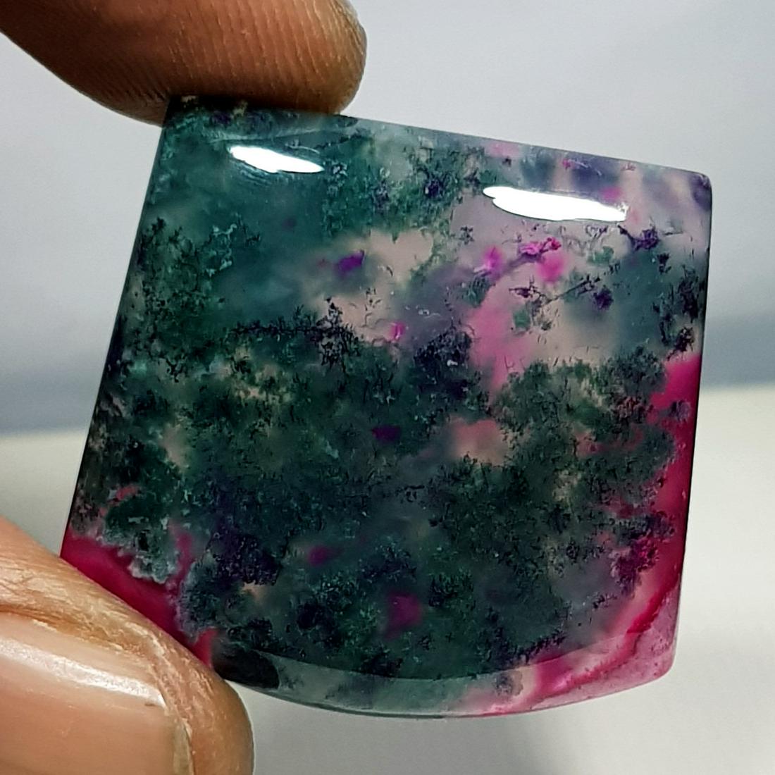 62.20 ct Natural Moss Agate: Fancy-Brazil