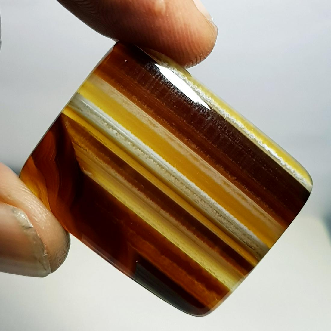 59.50 ct Natural Brown Lace Agate (1 of 6)