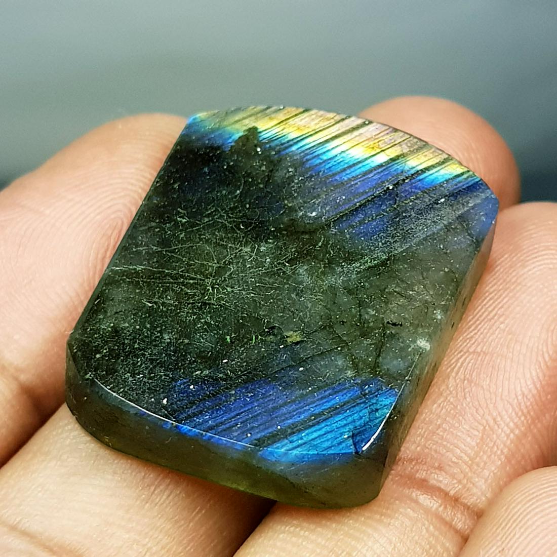 43.95 ct Natural Labradorite Slice (1 of 7)