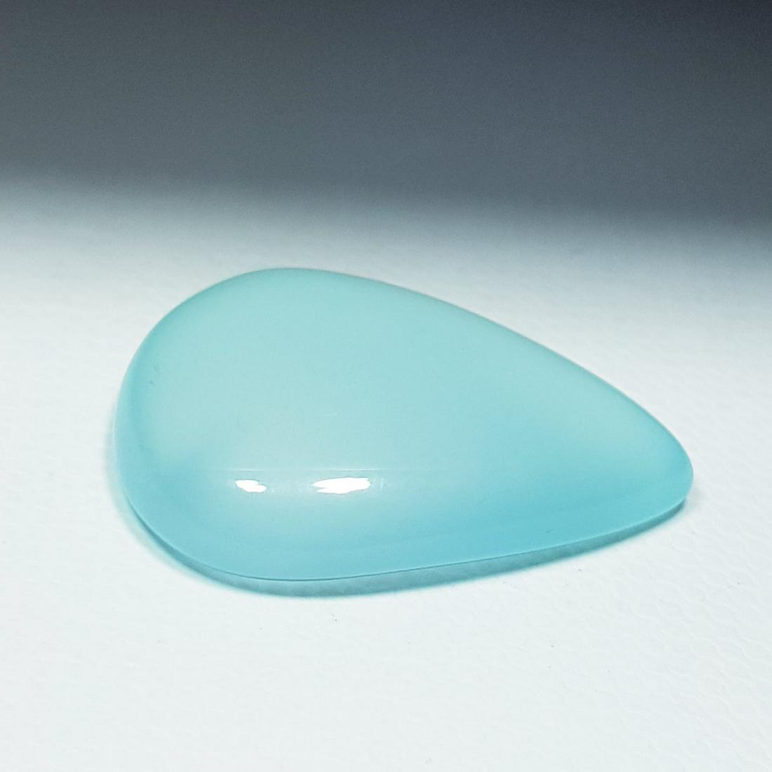 21.90 ct Natural Chalcedony: Pear-Brazil
