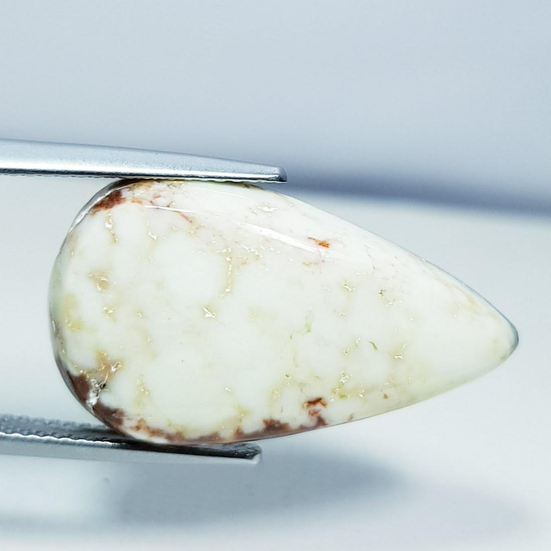 18.65 ct Natural Lemon Chrysoprase: Pear - Africa