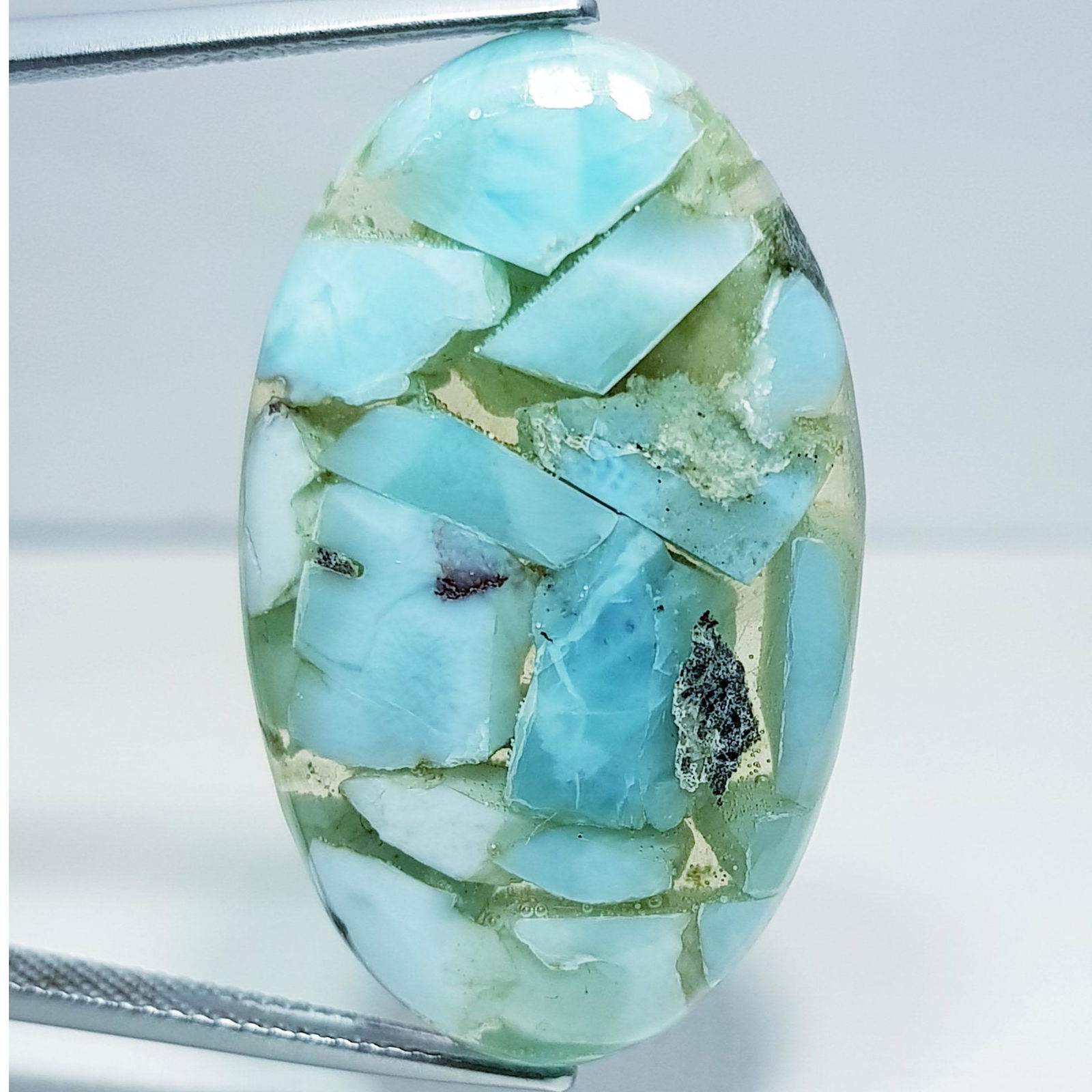 24.15 ct Natural Copper Larimar (1 of 5)
