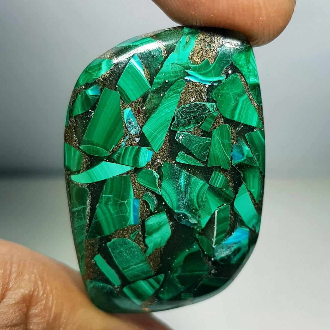 36.50 ct Natural Copper Malachite (1 of 5)