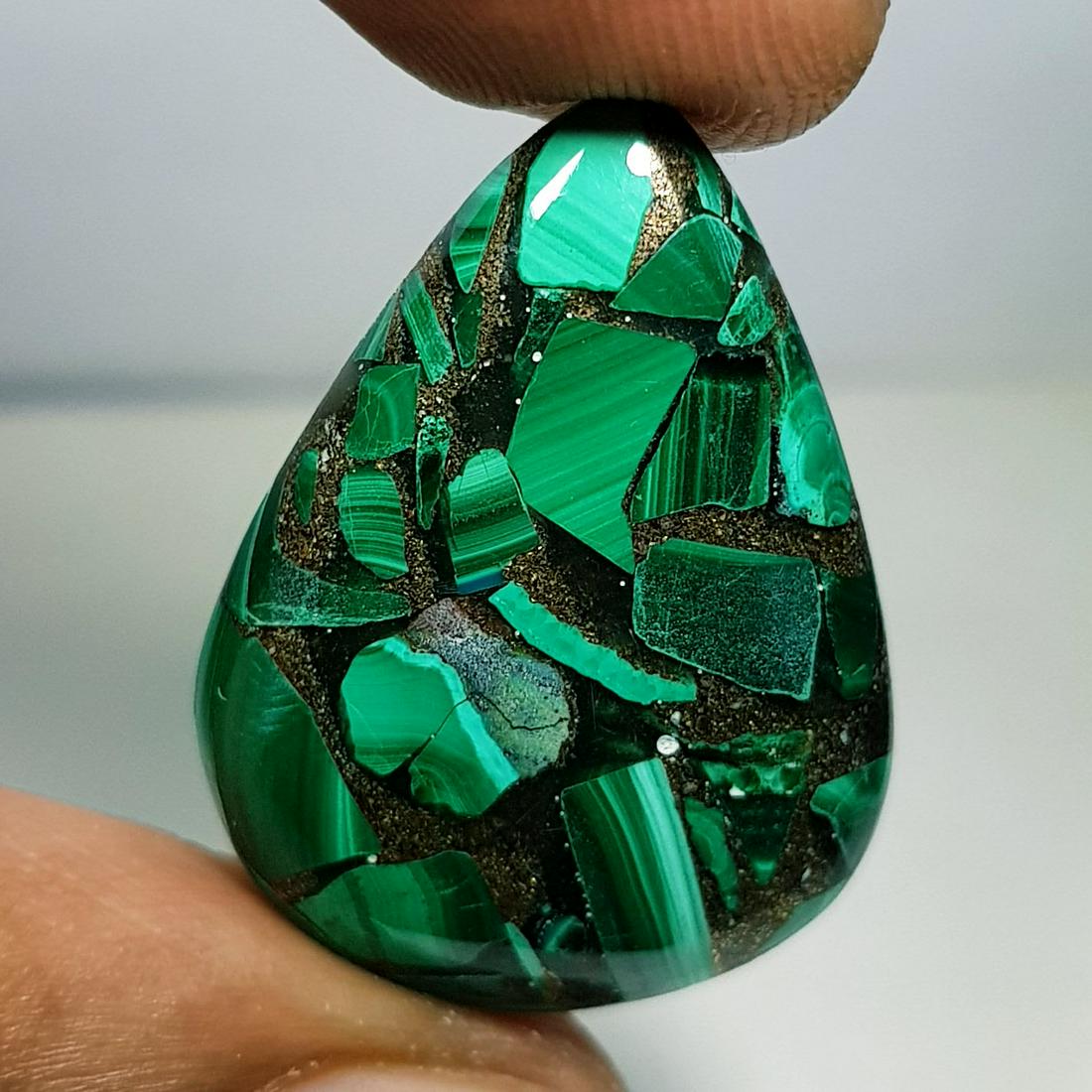 23.85 ct Natural Copper Malachite (1 of 5)