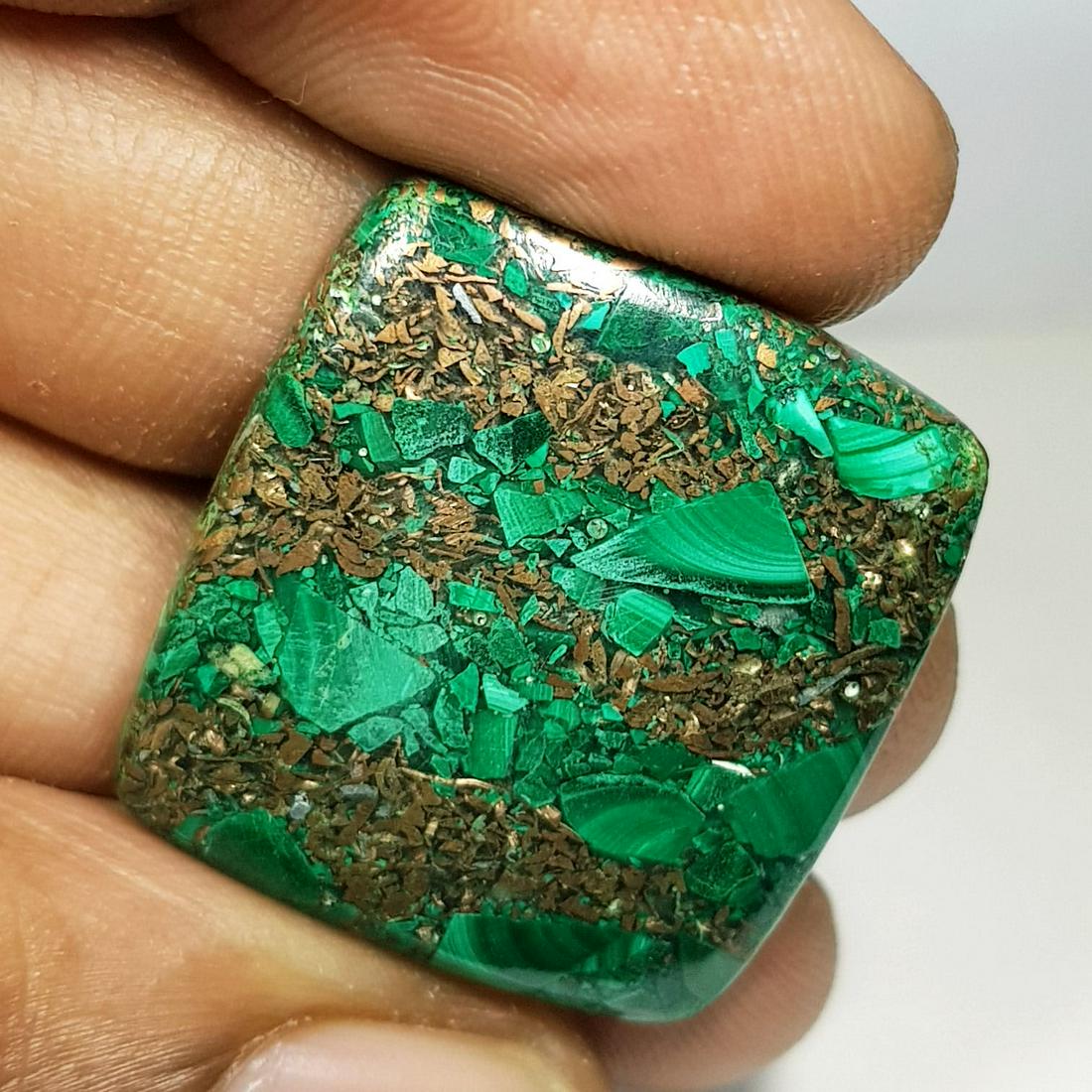 33.00 ct Natural Copper Malachite (1 of 5)