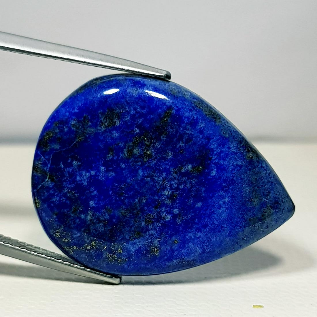 23.85 ct Natural Copper Lapiz Lazuil: Pear-Afganistan/Chile