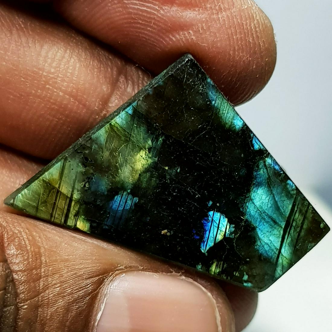 28.30 ct Natural Labradorite Slice (1 of 5)