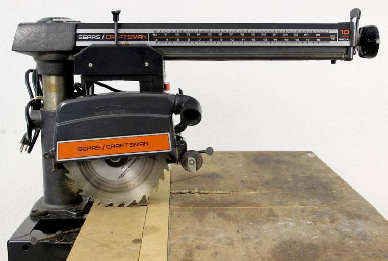 Sears Craftsman 10" Radial Arm Saw W/ Table Stand