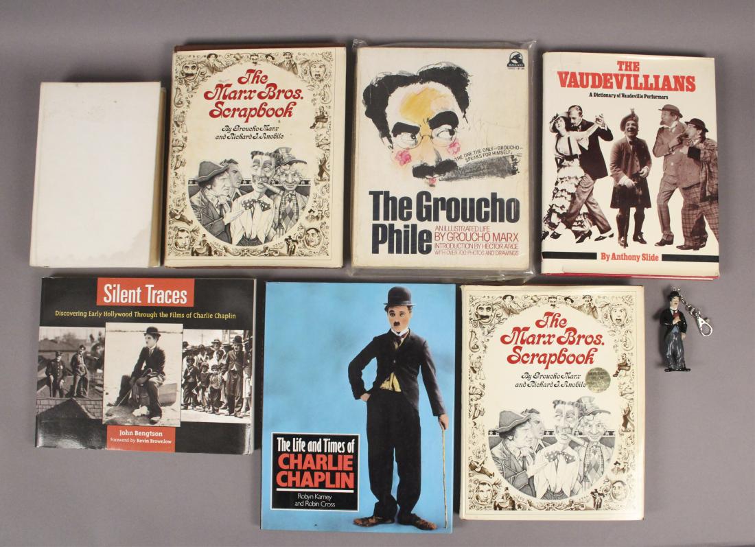 7 Charlie Chaplan & Marx Bros Books (1 of 7)