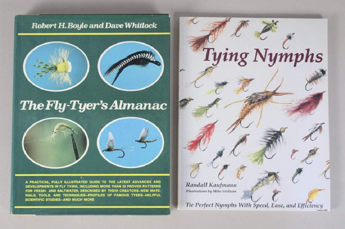The Fly-Tyer's Almanac & Tying Nymphs: The Fly-Tyer's Almanac by Robert H. Boyle Tying Nymphs by Randall Kaufmann. [SMA 365]