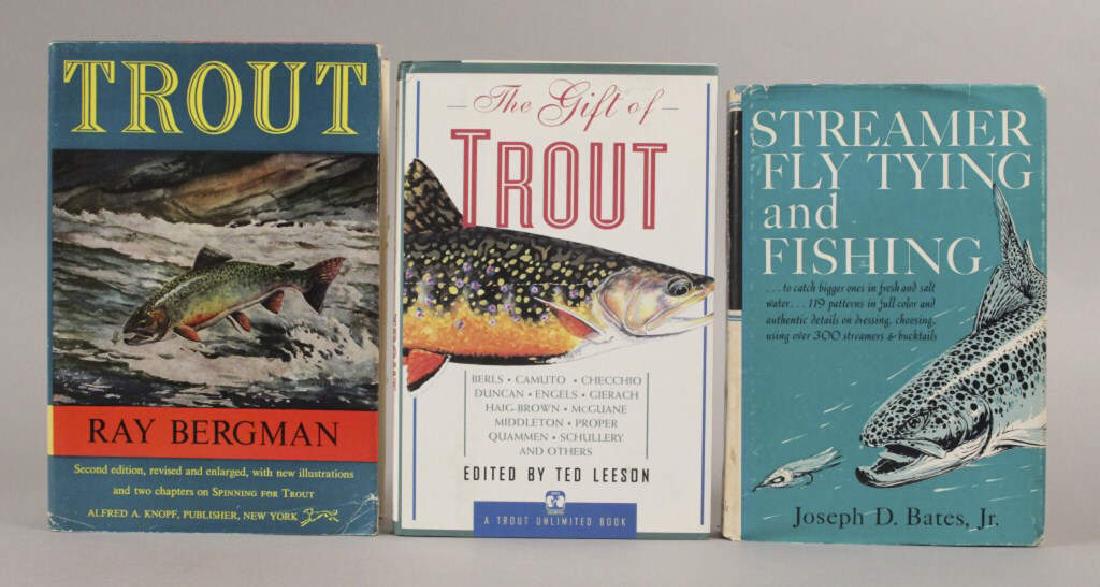 Trout Second Edition, Gift of Trout, & Fly Tying: Trout Second Edition, Revised and Enlarged The Gift of Trout by Ted Leeson Streamer Fly Tying by Joseph D. Bates. [SMA 416]