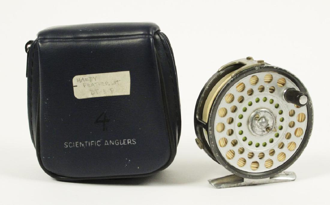 Hardy Bros Feather Weight Fly Fishing Reel: With soft zippered case. [SMA 660]