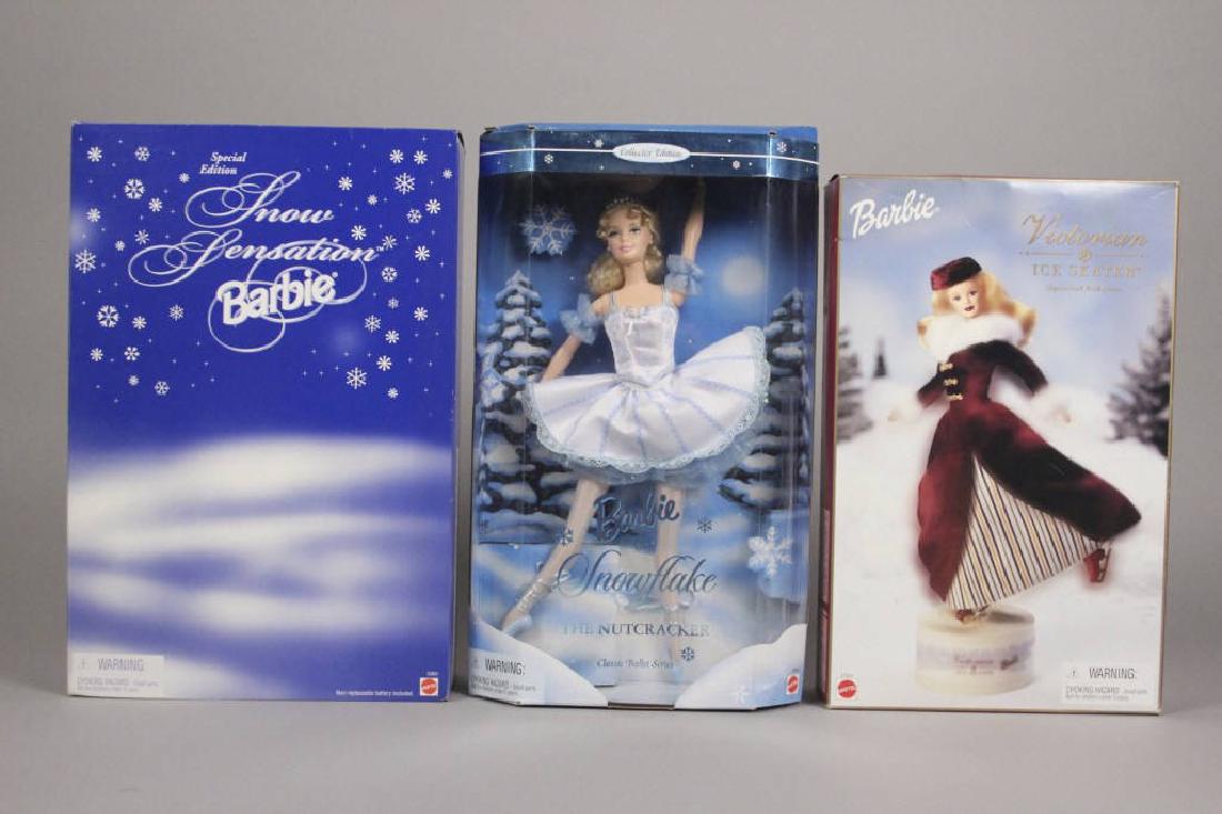 Victorian Ice Skater Snowflake Snow Barbie