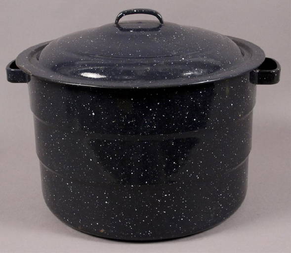 Vintage Enameled Canning Pot