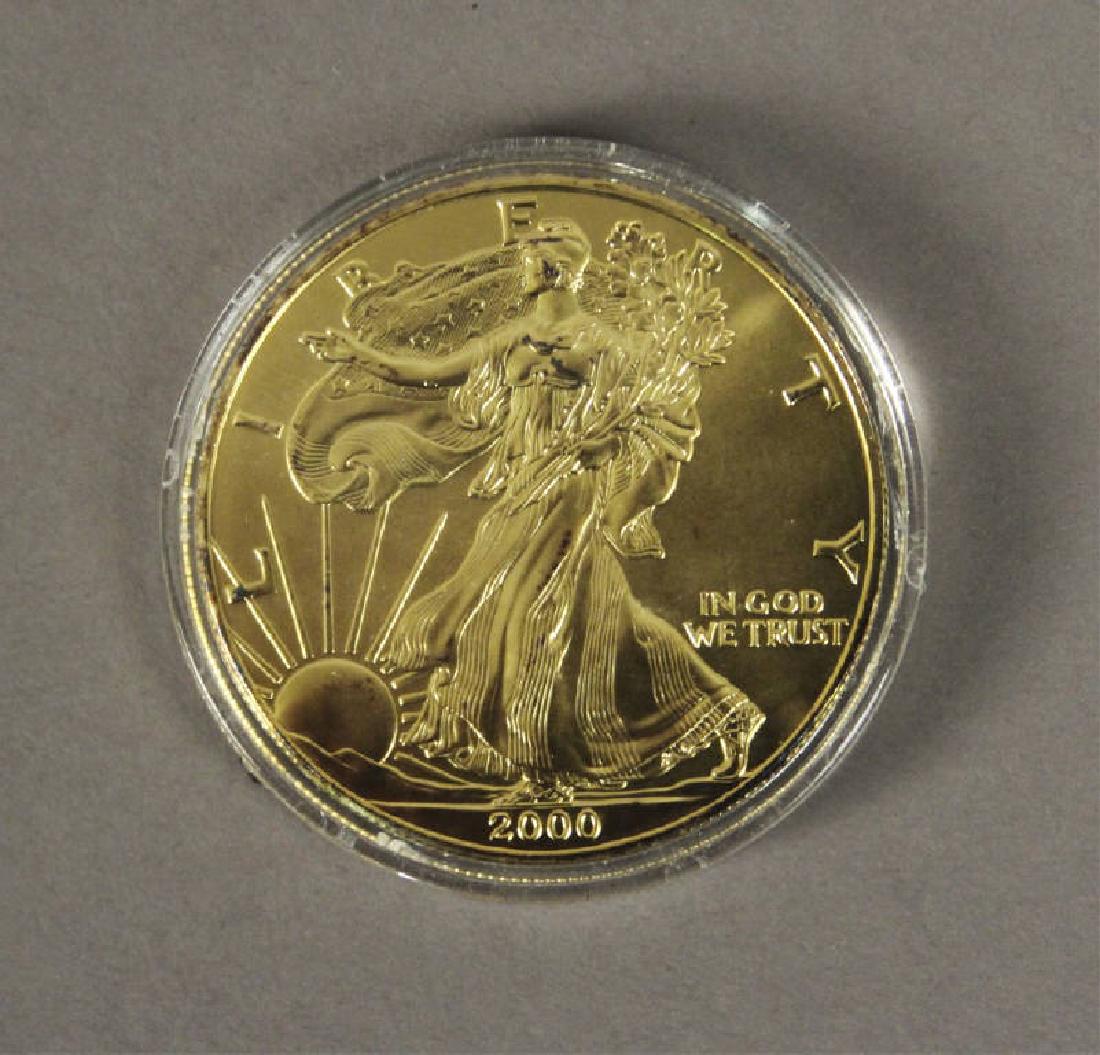 2000 American Golden Eagle 1 OZ Silver Coin (1 of 8)