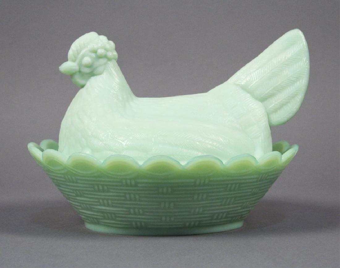 Vintage Jadeite Nesting Hen Candy Dish (1 of 6)
