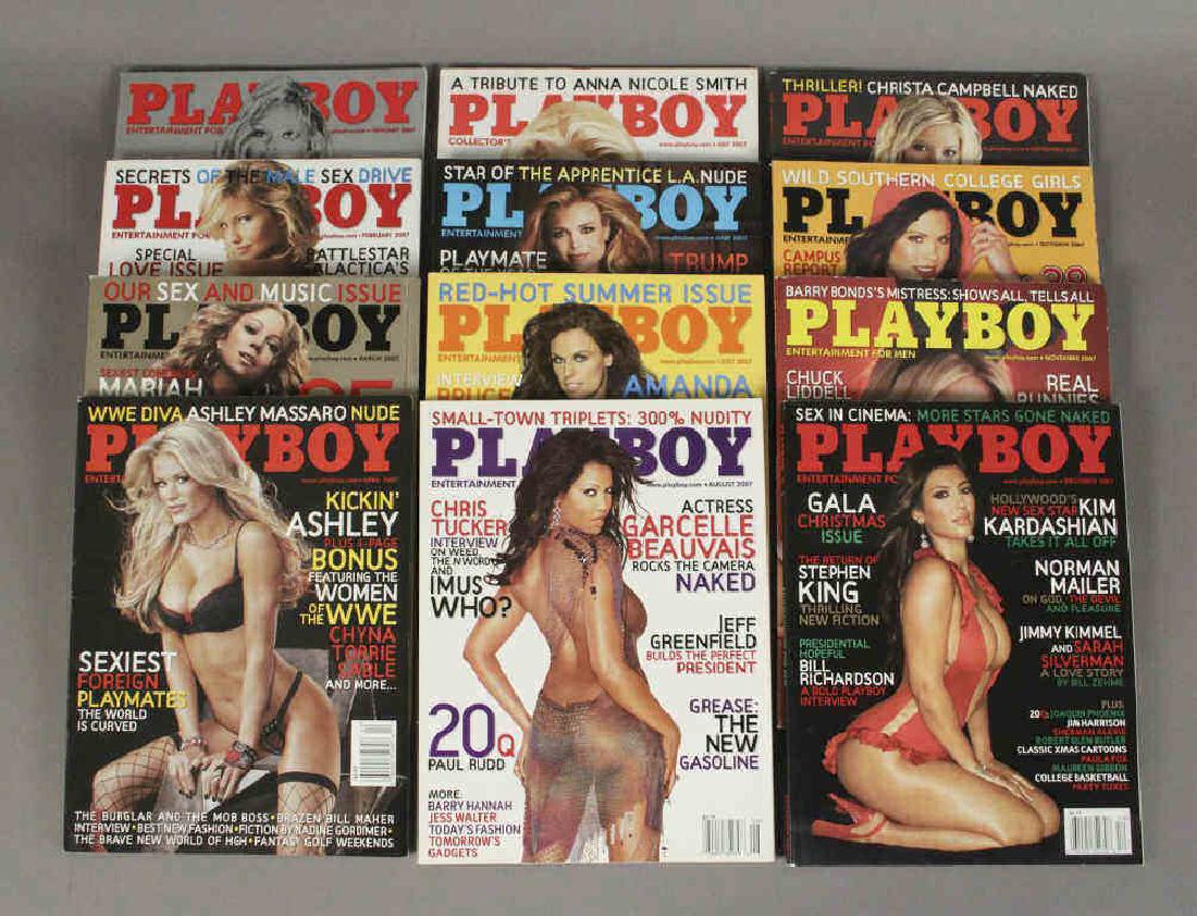 2007 - 12 Issues Playboy Magazines (1 of 4)
