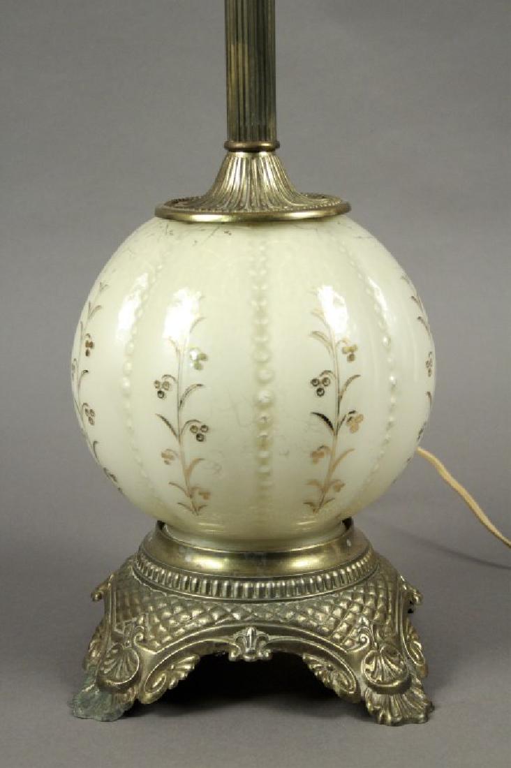 Vintage Glass Table Top Lamp (1 of 6)