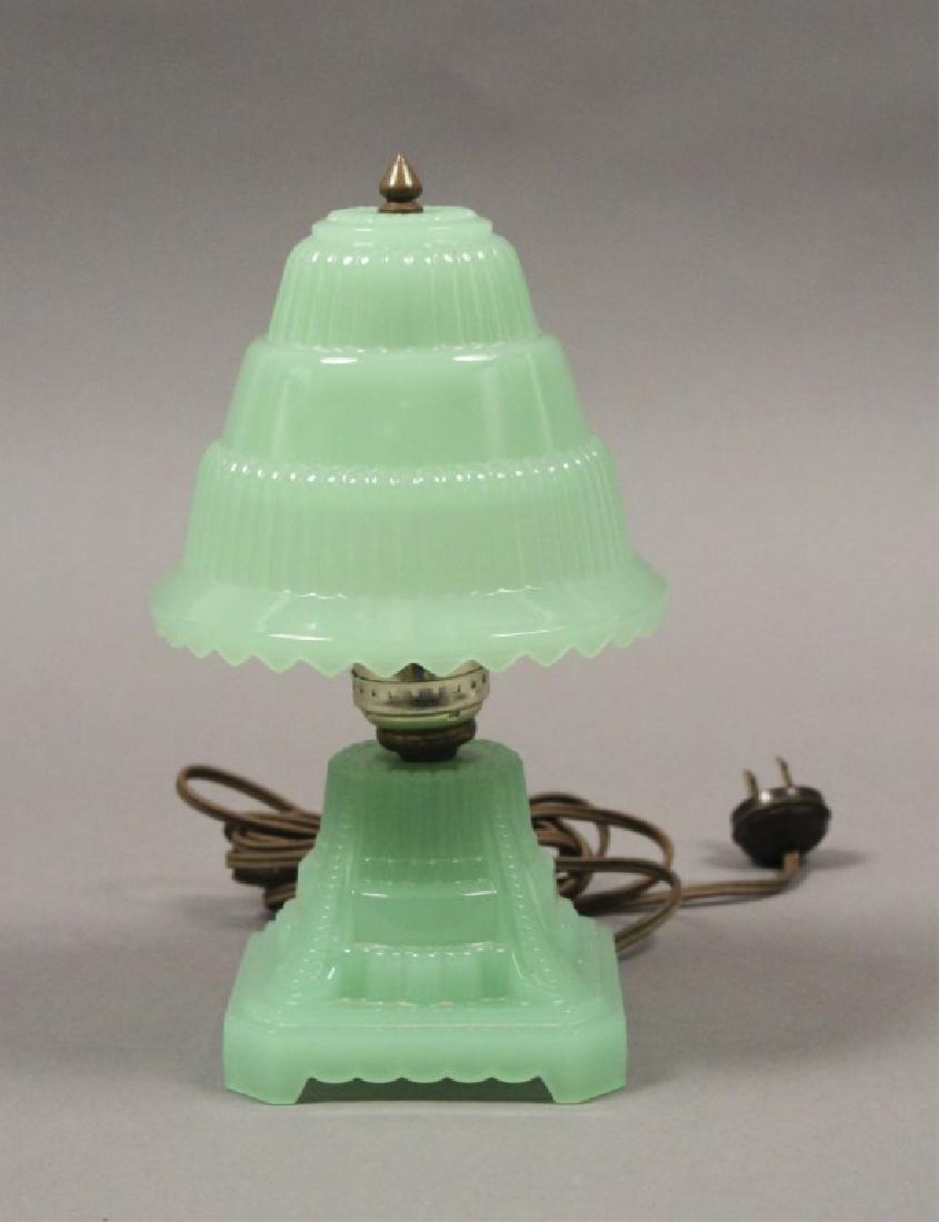 Vintage cheap jadeite lamp