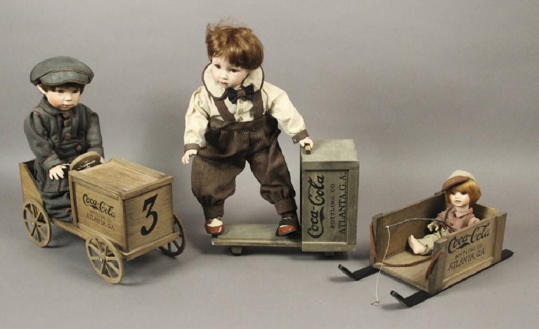 coca cola porcelain dolls