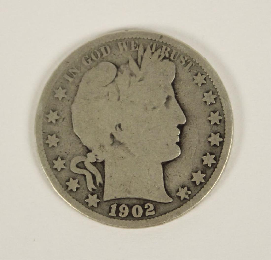 1902 Liberty Head Half Dollar Silver Coin (1 of 3)