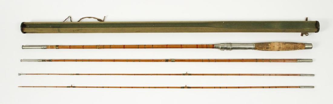 Vintage 4 Piece Bamboo Fly Fishing Rod: [MYE 108]