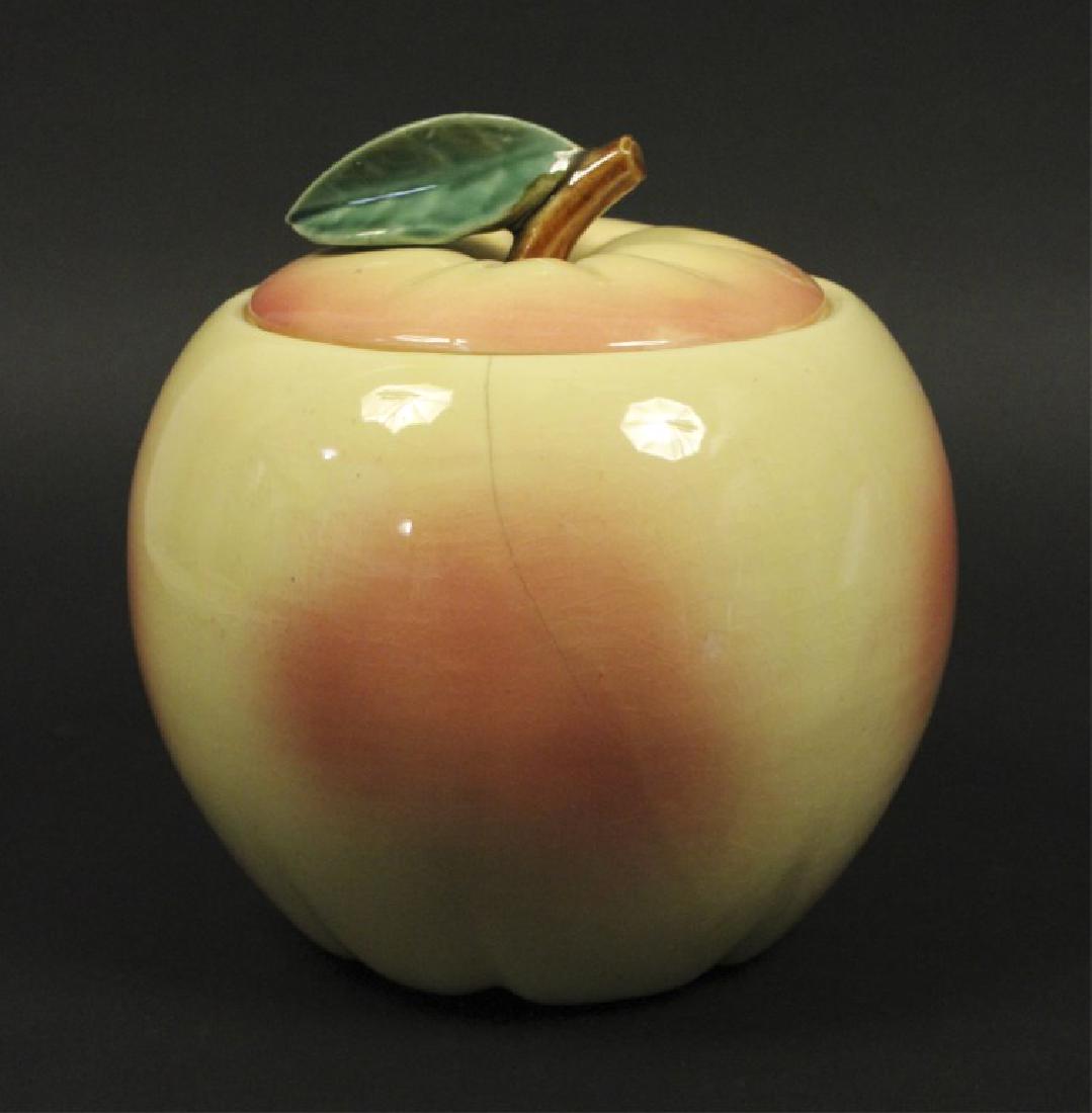 Vintage 1950's McCoy Peach Cookie Jar Wow!