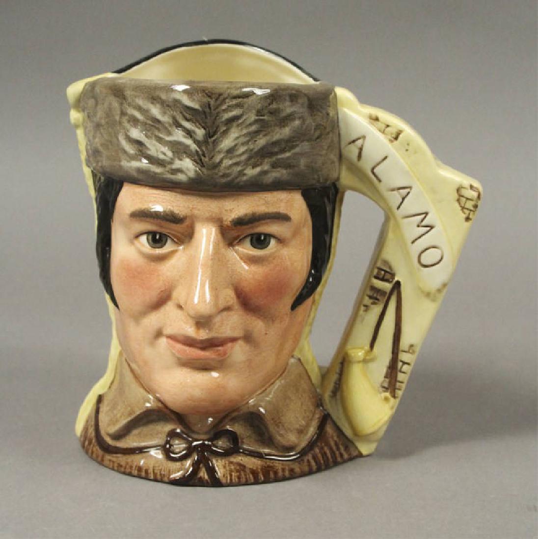 Royal Doulton - The Antagonists Collection: Royal Doulton mug features Davy Crockett & Antonio Lopez De Santa Anna. Battle of the Alamo 1836 [ILY 281]